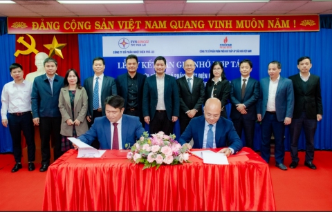 Lễ ký kết bản ghi nhớ hợp tác giữa Công ty CP Nhiệt điện Phả Lại và Công ty CP Phân phối Khí thấp áp Dầu khí Việt Nam