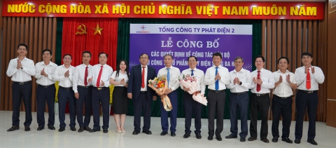 EVNGENCO2 công bố các quyết định về công tác cán bộ  tại Công ty cổ phần Thủy điện Sông Ba Hạ