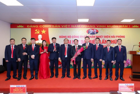 Đảng bộ Công ty Cổ phần Nhiệt điện Hải Phòng tổ chức thành công Đại hội đại biểu lần thứ V