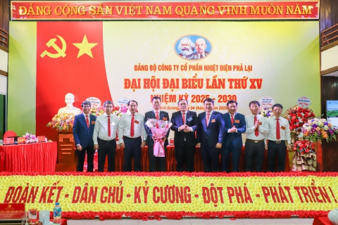 Công ty Cổ phần Nhiệt điện Phả Lại: Tổ chức thành công Đại hội Đảng bộ Công ty lần thứ XV, nhiệm kỳ 2025-2030