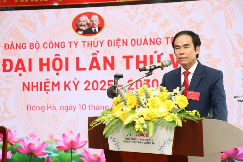 Đại hội Đảng bộ Công ty Thủy điện Quảng Trị: Phát huy tinh thần đổi mới sáng tạo, “Đột phá hành động - khát vọng phát triển”