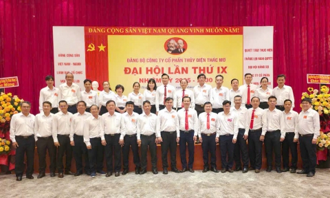 Đảng bộ Công ty Cổ phần Thủy điện Thác Mơ tổ chức thành công Đại hội lần thứ IX
