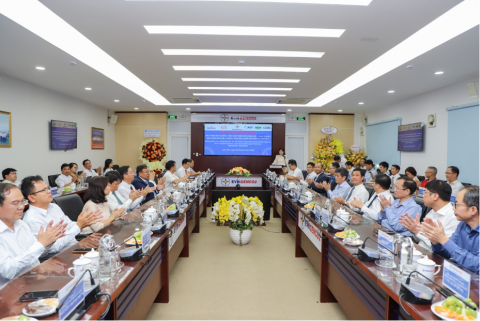 Quang cảnh buổi Lễ ký kết Hợp đồng EPC Dự án Nhà máy Điện gió Công Hải 1 – Giai đoạn 2 và Nhà máy Điện gió Hướng Phùng 1