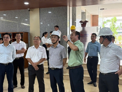 Tổng giám đốc EVNGENCO2 làm việc tại Nhà máy Thủy điện Thác Mơ