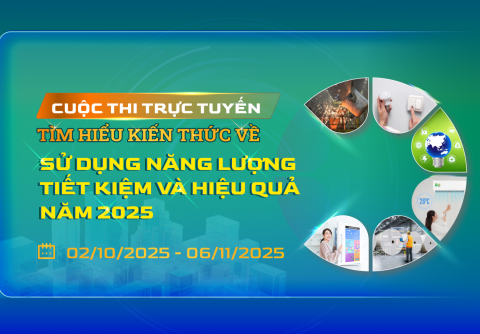 Cuộc thi trực tuyến tìm hiểu kiến thức về sử dụng năng lượng tiết kiệm và hiệu quả năm 2025