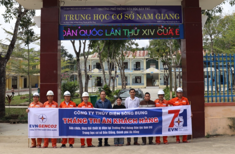Thủy điện Sông Bung tri ân Khách hàng và lan tỏa yêu thương đến vùng cao