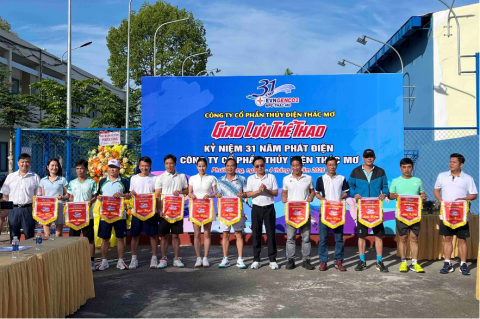 Thủy điện Thác Mơ kỷ niệm 31 năm ngày Phát điện: Gắn kết nội lực - vững bước phát triển