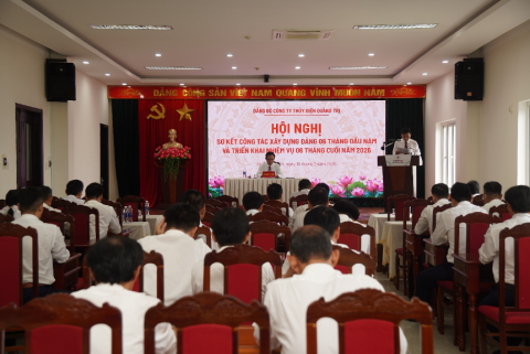 Đảng bộ Công ty Thủy điện Quảng Trị sơ kết công tác xây dựng Đảng 6 tháng đầu năm 2026, triển khai nhiệm vụ 6 tháng cuối năm
