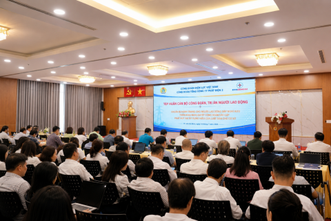 EVNGENCO2 tổ chức Hội nghị tập huấn nghiệp vụ công đoàn và tuyên dương người lao động tiêu biểu năm 2026