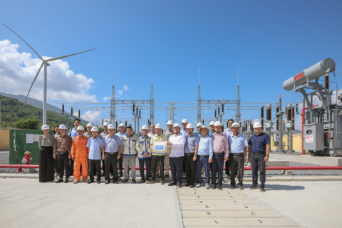 EVNGENCO2 kiểm tra tiến độ Dự án Điện gió Công Hải 1 - Giai đoạn 2