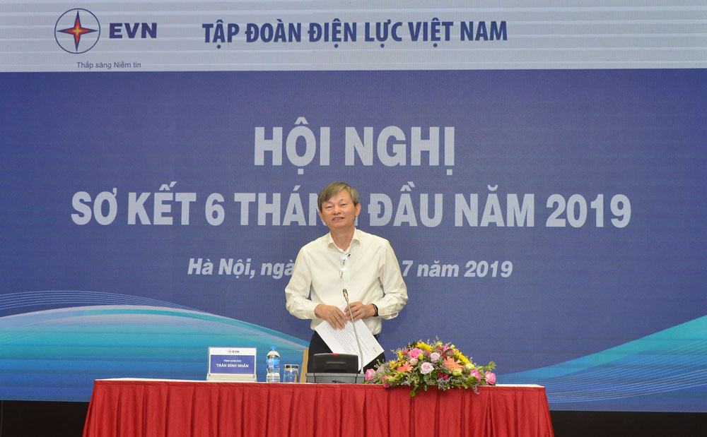 Ông Trần Đình Nhân - Tổng giám đốc EVN chủ trì Hội nghị