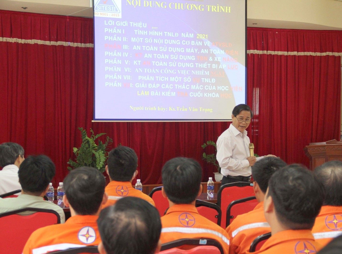 Người lao động TMP tích cực tham gia huấn luyện ATVSLĐ và ATĐ