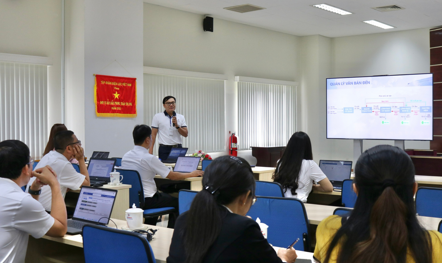 Hình ảnh tại buổi đào tạo nâng cao hiệu quả sử dụng phần mềm D-Office