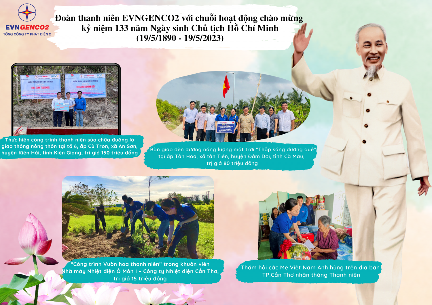 mừng sinh nhật Bác